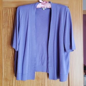 Talbot's Lilac Purple Shrug XL